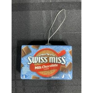 Swiss Miss Milk Hot Chocolate Cocoa Faux Food Christmas Decoupage Ornament 2023